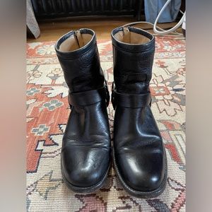 Black Frye Moto Boots Size 8